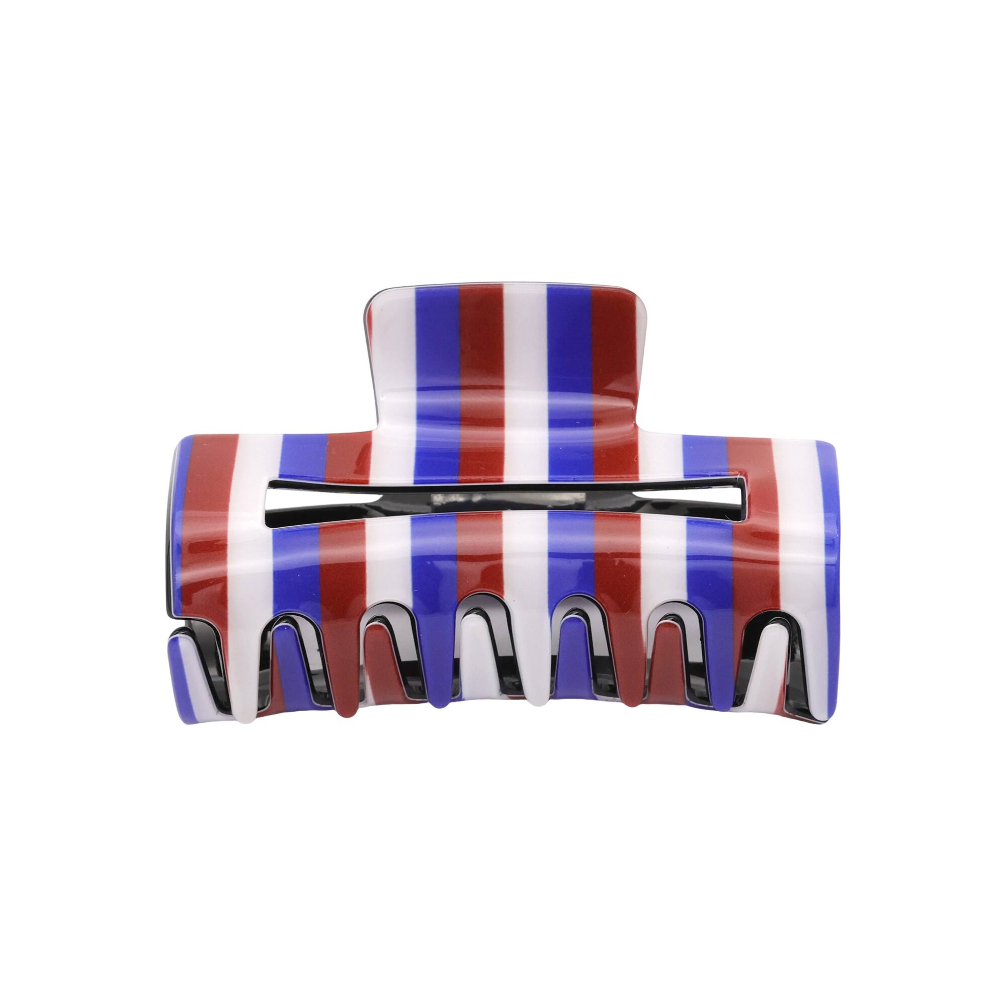 Red, White & Blue Striped Claw Clip by Celebrate It™